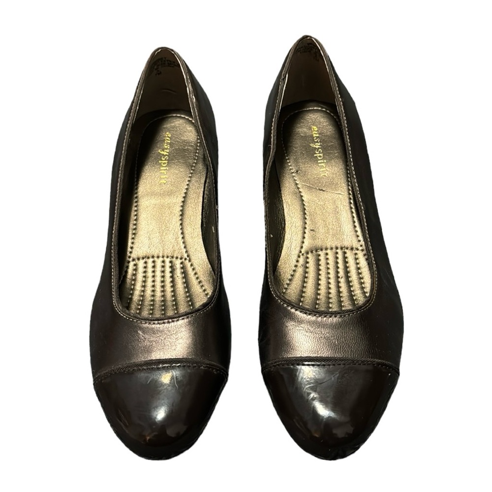 Easy Spirit Libie Dress Pumps in Black Leather. Size 7M. GUC